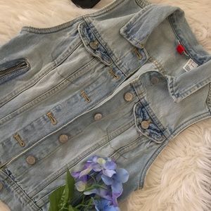 H&M denim vest